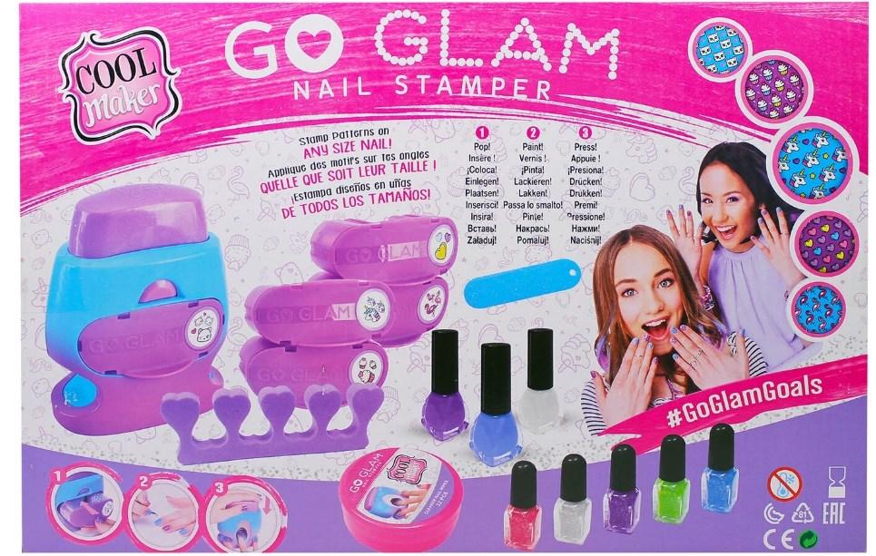Маникюрный набор для девочек со штампами для ногтей, набор для маникюра "Go Glam - Nail Stamper" Cool Maker - фото 5 - id-p218089327