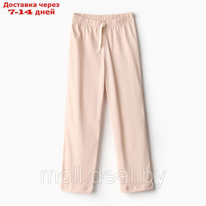 Пижама детская (рубашка и брюки) MINAKU, цвет бежевый, рост 104 см - фото 7 - id-p218073010