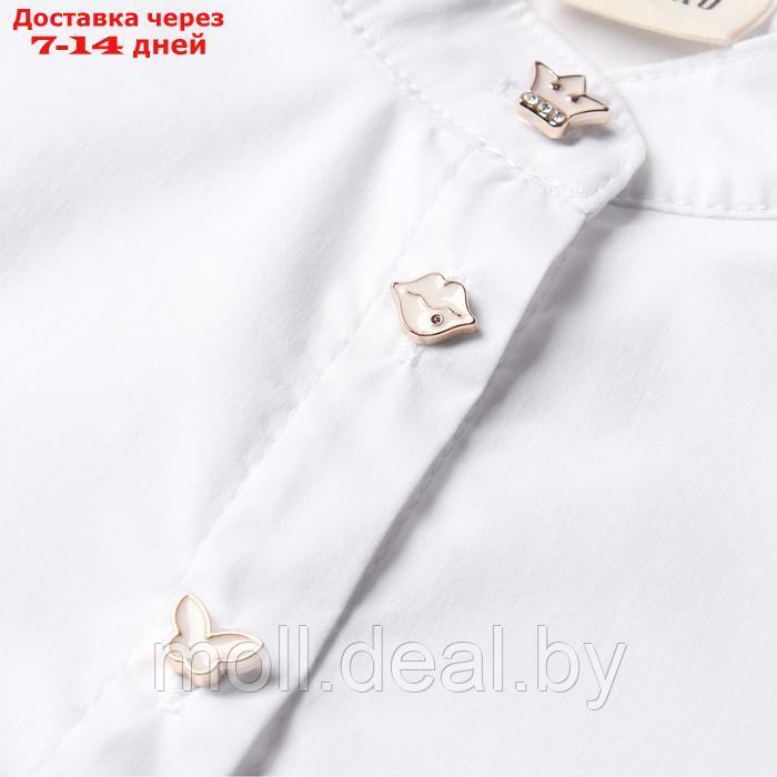 Платье для девочки MINAKU цвет белый, рост 122 см - фото 9 - id-p218073013