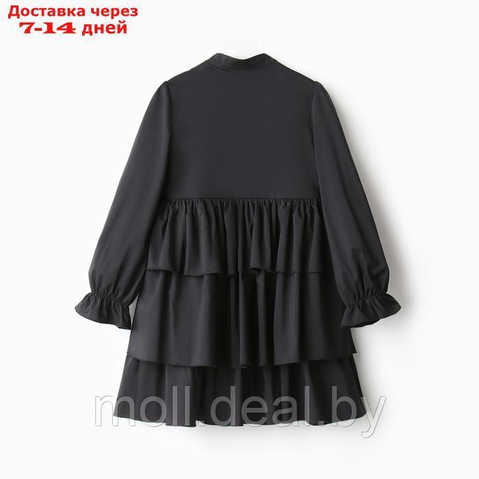Платье для девочки MINAKU цвет чёрный, рост 98 см - фото 6 - id-p218073015