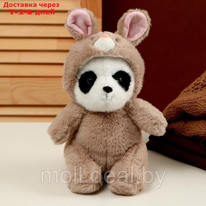 Мягкая игрушка "Панда" в костюме зайки, 25 см - фото 3 - id-p218073056
