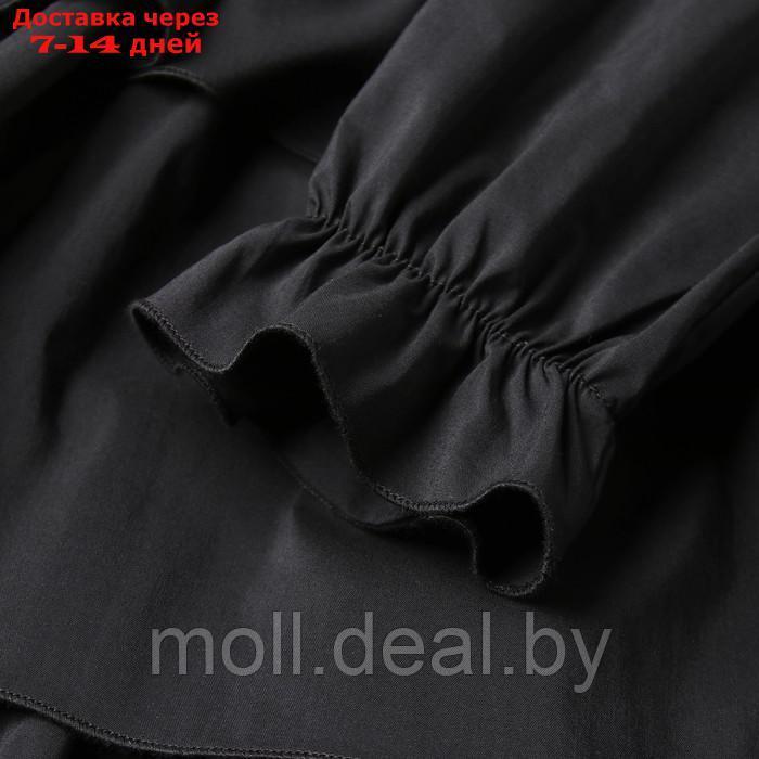 Платье для девочки MINAKU цвет чёрный, рост 122 см - фото 4 - id-p218073063