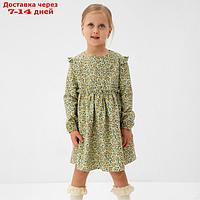 Платье для девочки MINAKU: Cotton collection цвет фисташковый, р-р 104