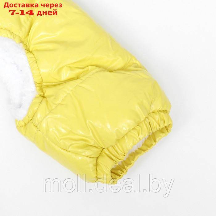 Комбинезон-штаны для собак, размер L (ДС 34, ОТ 47 см), жёлтый - фото 10 - id-p217523223