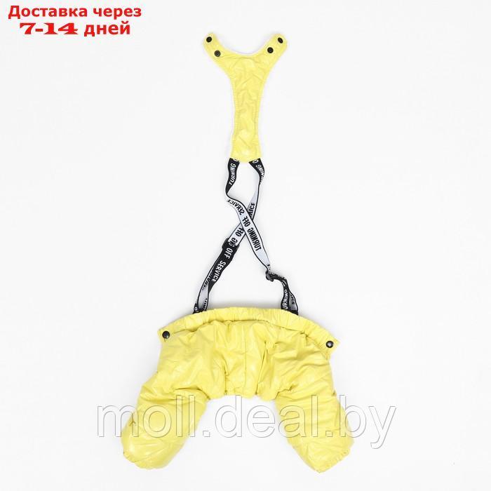 Комбинезон-штаны для собак, размер M (ДС 30, ОТ 40 см), жёлтый - фото 9 - id-p217523255