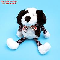 Мягкая игрушка "Собака", 16 см, цвет черно-белая