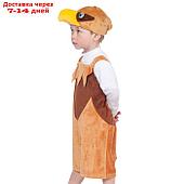 Карнавальный костюм "Орёл" плюш, полукомбинезон, шапочка, 3-6 лет, рост 92-122 см