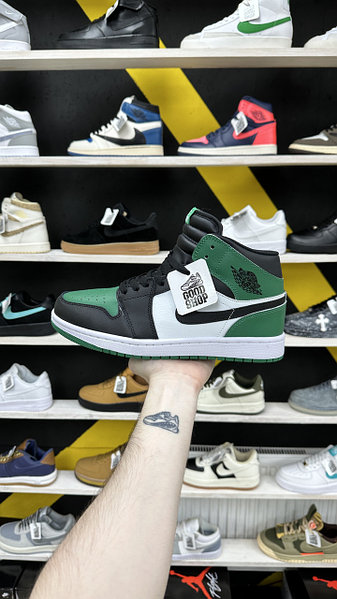 Dark green and black jordans best sale