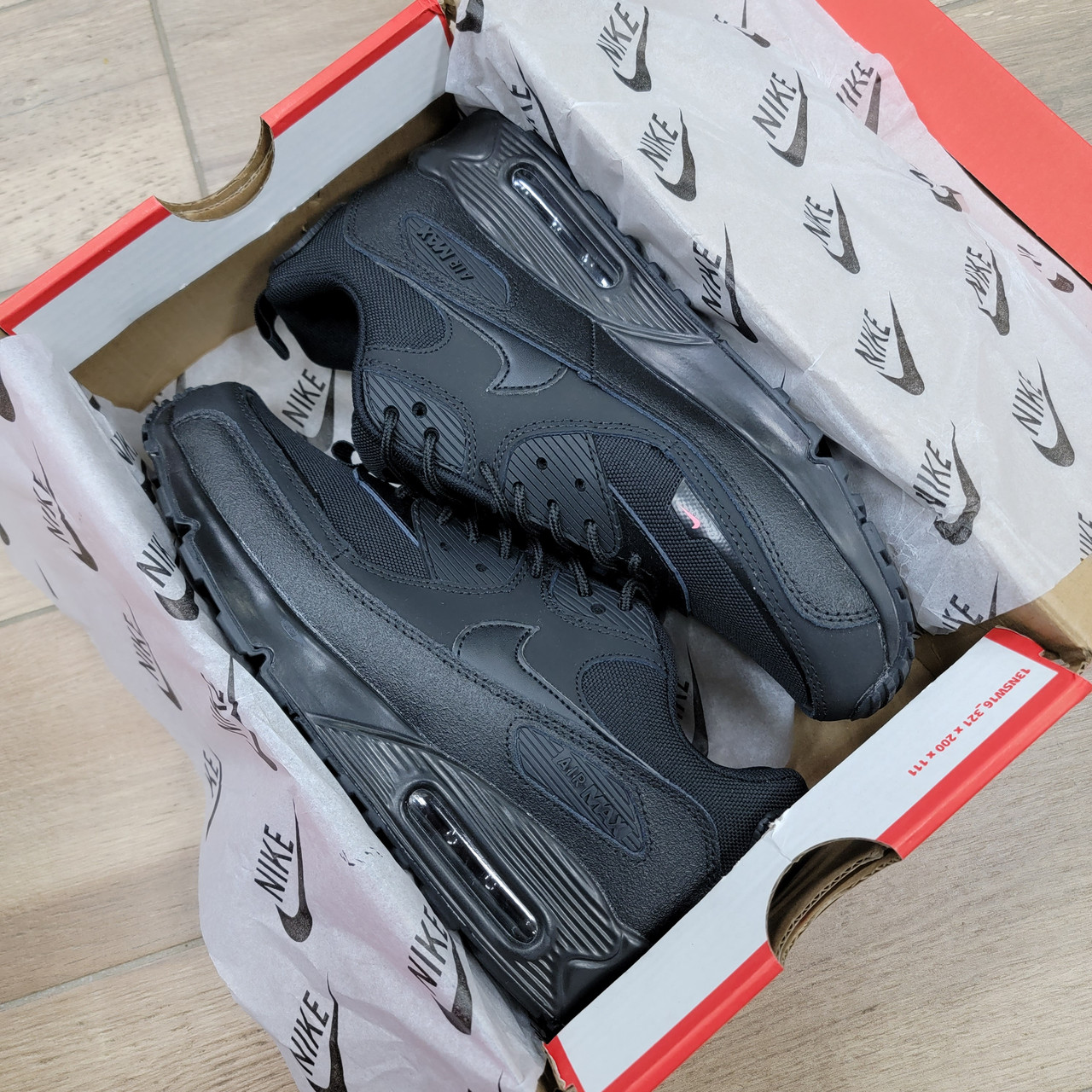 Кроссовки Nike Air Max 90 Surplus Black Infrared - фото 6 - id-p129562555