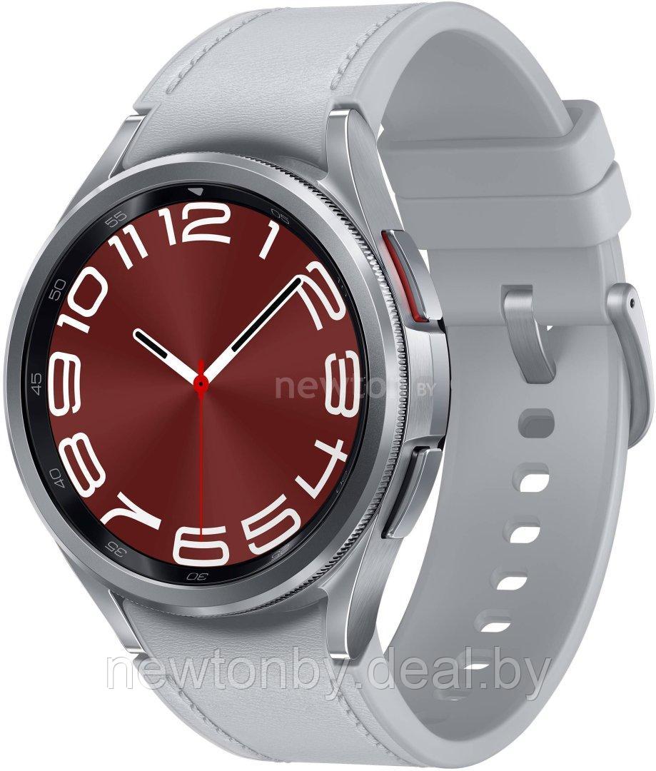 Умные часы Samsung Galaxy Watch6 Classic 43 мм (серебристый) - фото 1 - id-p218089607
