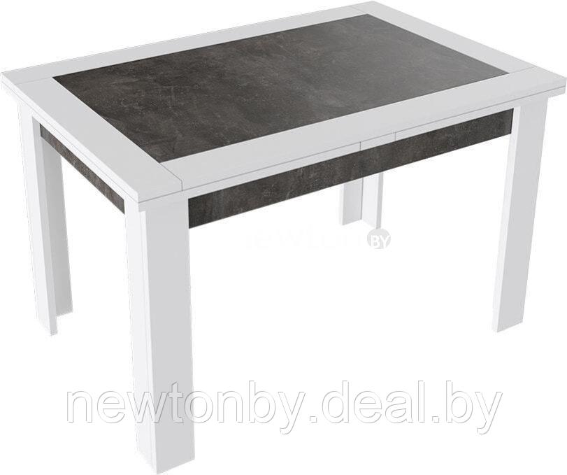 Кухонный стол Трия Хьюстон тип 4 (белый/ателье темный) - фото 1 - id-p215321903