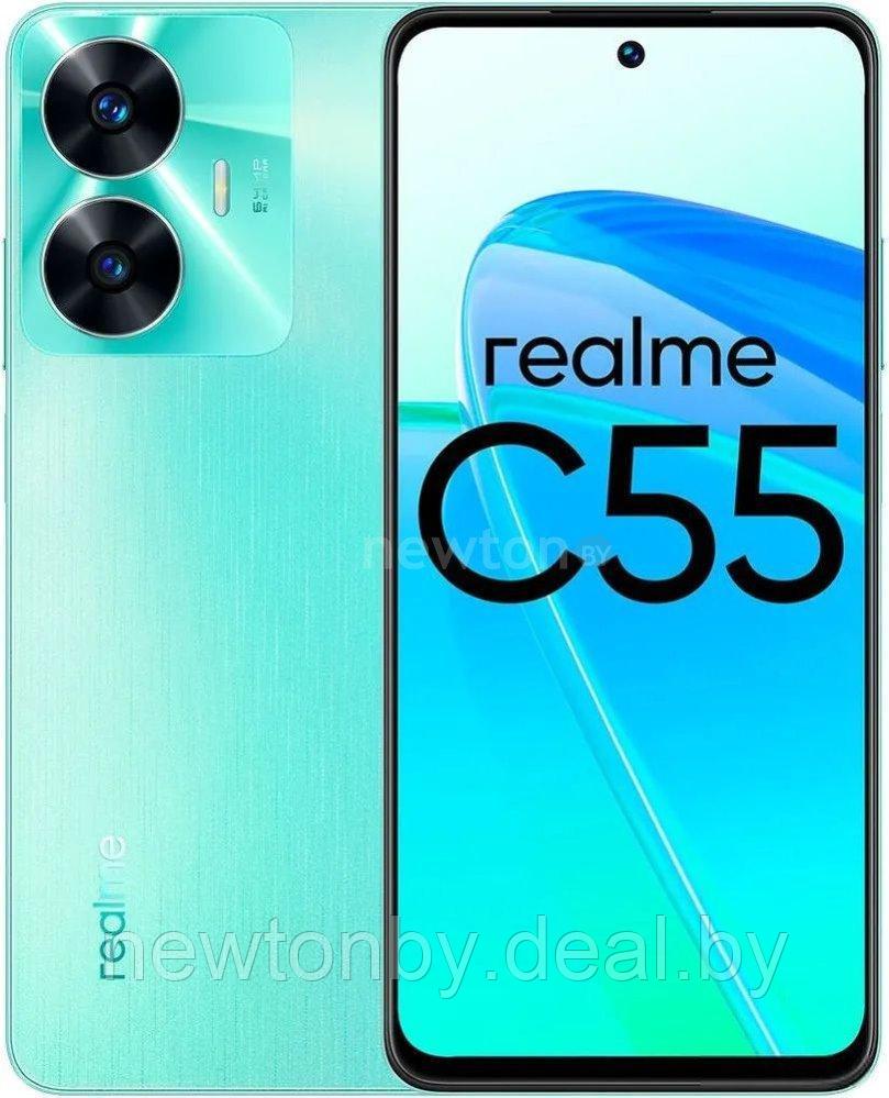 Смартфон Realme C55 6GB/128GB с NFC международная версия (зеленый) - фото 1 - id-p218089523