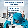 Пила цепная аккумуляторная бесщеточная Handtek ES-1810 L2 (2 АКБ 4 А/ч, шина 30 см, кейс), фото 3