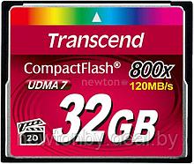 Карта памяти Transcend 800x CompactFlash Premium 32GB (TS32GCF800)