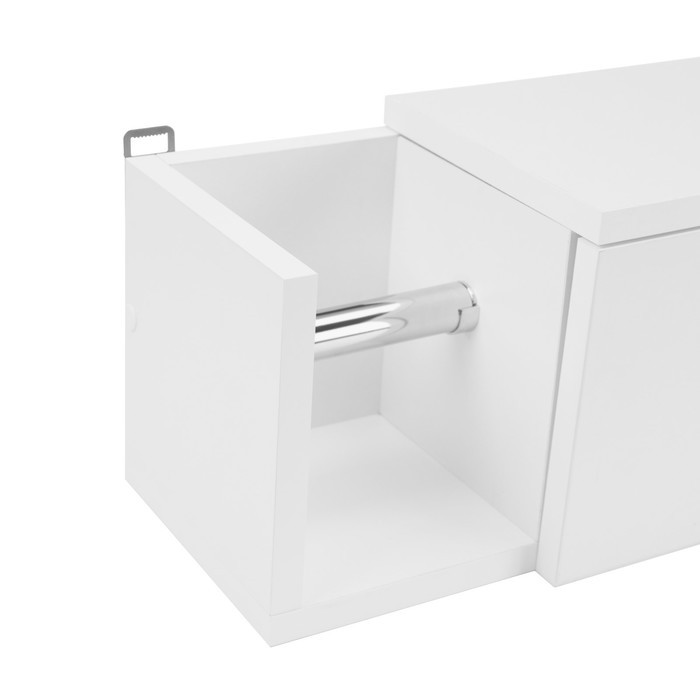 Шкаф навесной ПШ "Нота 70" горизонтальный с держателем для бумаги, 70 х 19 х 20 см - фото 4 - id-p218090781