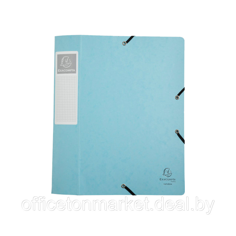 Папка на резинках "Aquarel", А4, 60 мм, картон, ассорти - фото 2 - id-p218089644