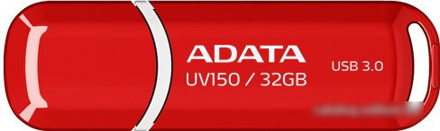 USB Flash A-Data DashDrive UV150 Red 32GB (AUV150-32G-RRD) - фото 2 - id-p218091087