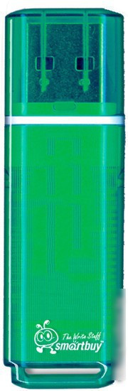 USB Flash Smart Buy Glossy Green 4GB (SB4GBGS-G) - фото 1 - id-p218091093