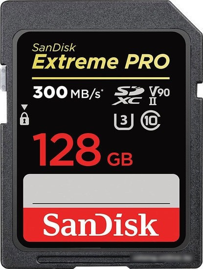 Карта памяти SanDisk Extreme PRO SDXC SDSDXDK-128G-GN4IN 128GB - фото 1 - id-p218091116