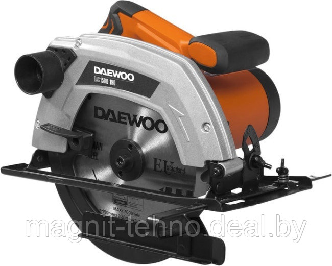 Дисковая (циркулярная) пила Daewoo Power DAS 1500-190 - фото 1 - id-p218091848