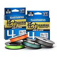 Шнур плетеный SHIMANO Kairiki 4 150m 0,10mm 6,8kg M Green