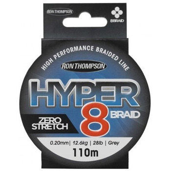 Леска плетеная R.T. Hyper 8-Braid 110m 0,10mm 5,4kg Grey