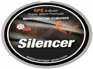 Леска плетеная SAVAGE GEAR HD8 Silencer Braid 120m 0.15mm 9kg Green