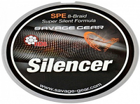 Леска плетеная SAVAGE GEAR HD8 Silencer Braid 120m 0.15mm 9kg Green