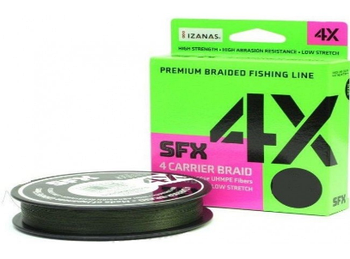 Леска плетеная SUFIX SFX 4X Braid Low Vis Green 135m 0.185mm 10.0kg