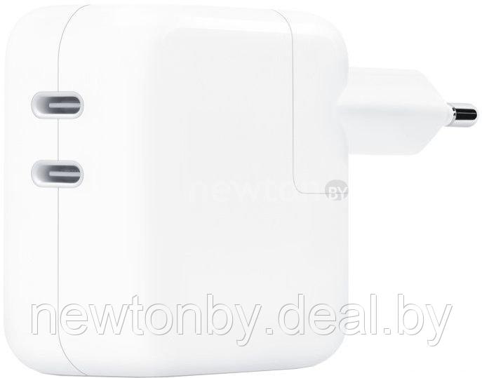 Сетевое зарядное Apple 35W Dual USB-C Port Power Adapter MNWP3ZM/A - фото 1 - id-p199052273