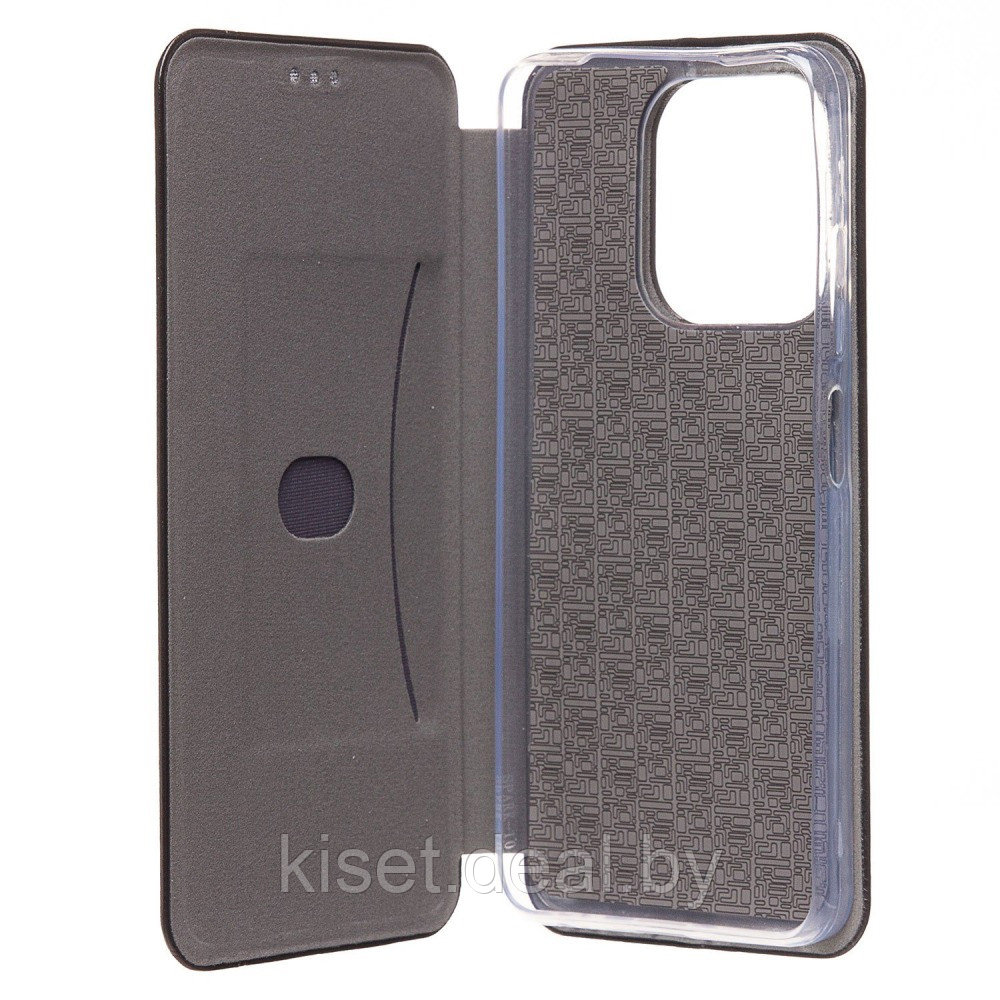 Чехол-книжка KST Book Case 3D с визитницей для Tecno Spark 10 черный - фото 2 - id-p218092548