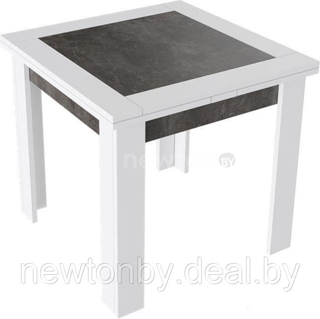 Кухонный стол Трия Хьюстон тип 3 (белый/ателье темный) - фото 1 - id-p215321904