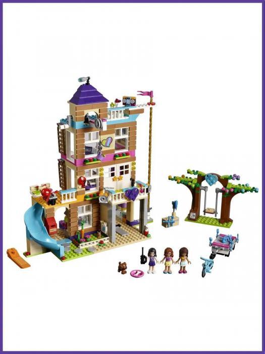 Конструктор лего для девочек lego friends дом дружбы френдс домик - фото 4 - id-p218093286