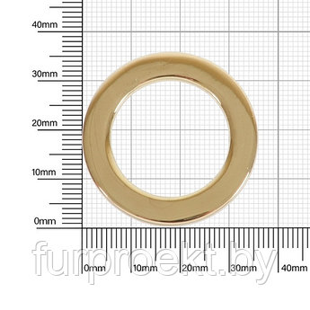 Кольцо литое 453 25 мм брасс полированный (15)