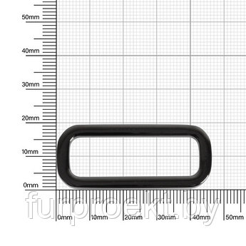 Кольцо овальное PD 089 38,7мм (7391) блек никель полир