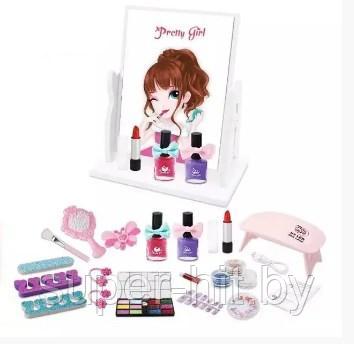 Набор детской игровой декоративной косметики столик для макияжа для девочки - фото 2 - id-p218093942