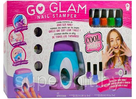 Маникюрный набор для девочек со штампами для ногтей, набор для маникюра "Go Glam - Nail Stamper" Cool Maker, фото 2
