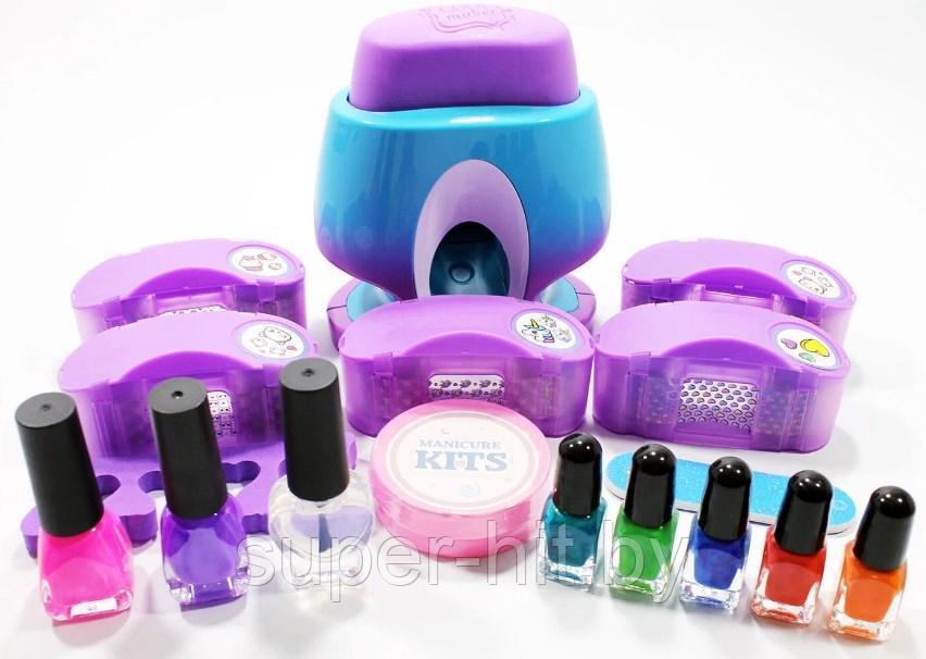 Маникюрный набор для девочек со штампами для ногтей, набор для маникюра "Go Glam - Nail Stamper" Cool Maker - фото 2 - id-p218093944