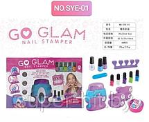 Маникюрный набор для девочек со штампами для ногтей, набор для маникюра "Go Glam - Nail Stamper" Cool Maker, фото 2