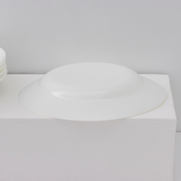 Набор суповых тарелок Luminarc Everyday, d=22 см, стеклокерамика, 6 шт, цвет белый - фото 4 - id-p218095680