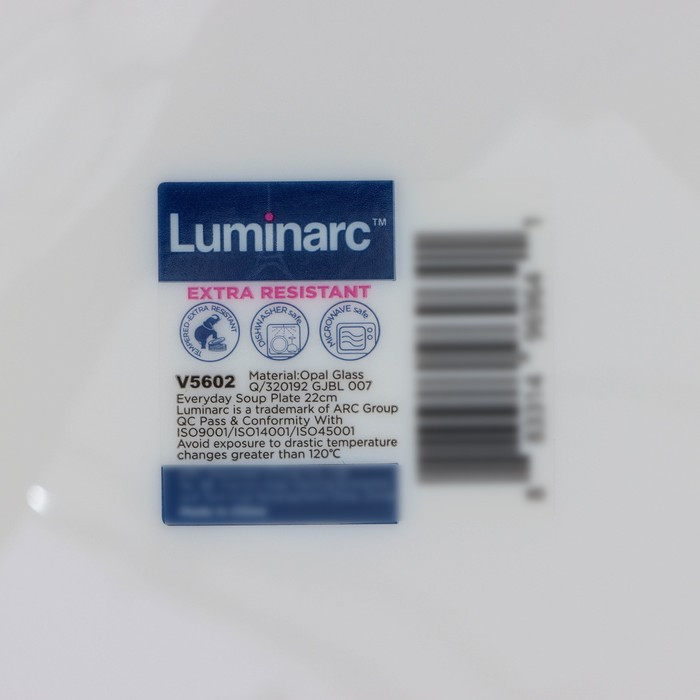 Набор суповых тарелок Luminarc Everyday, d=22 см, стеклокерамика, 6 шт, цвет белый - фото 6 - id-p218095680