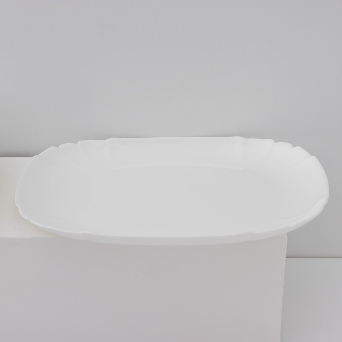Набор подстановочных тарелок Luminarc Lotusia, d=25,5 см, стеклокерамика, 6 шт, цвет белый - фото 2 - id-p218095684