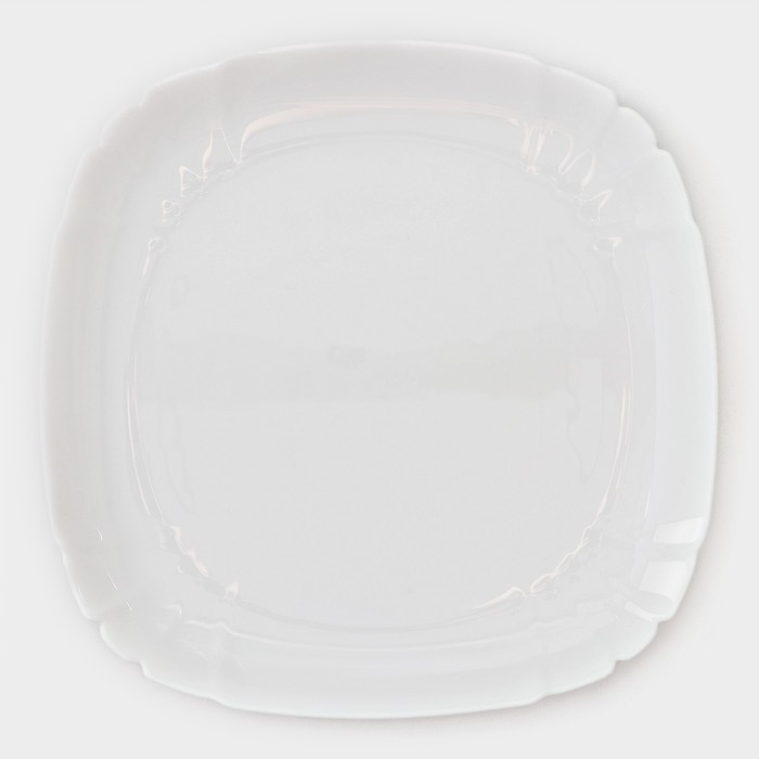 Набор подстановочных тарелок Luminarc Lotusia, d=25,5 см, стеклокерамика, 6 шт, цвет белый - фото 3 - id-p218095684