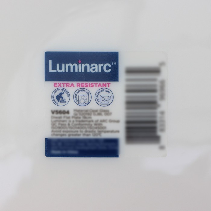 Набор подстановочных тарелок Luminarc Lotusia, d=25,5 см, стеклокерамика, 6 шт, цвет белый - фото 6 - id-p218095684