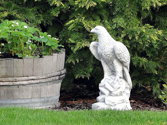Бетонная скульптура орла