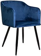 Интерьерное кресло AksHome Orly (велюр, синий)