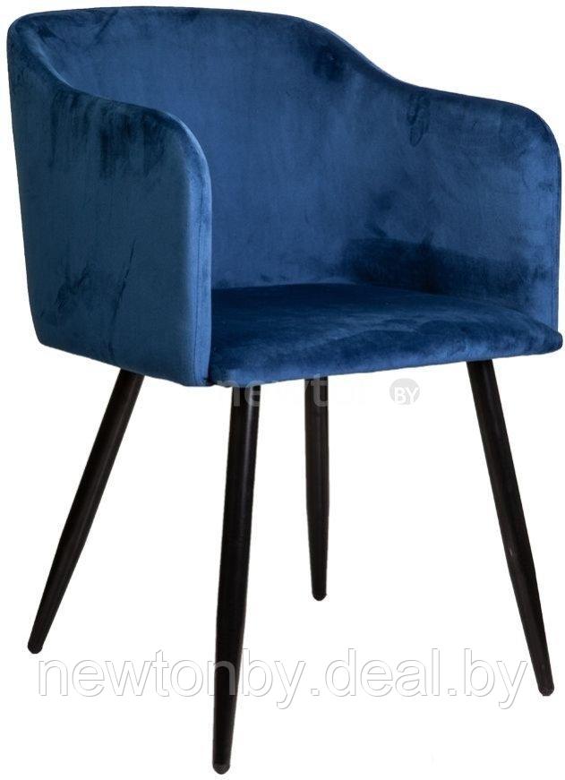 Интерьерное кресло AksHome Orly (велюр, синий) - фото 1 - id-p187904273