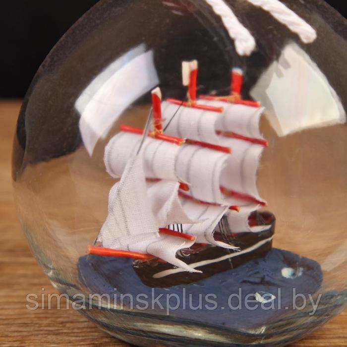 Корабль сувенирный "Только вперёд", в бутылке, вертикальн. 11*8см - фото 2 - id-p218098456