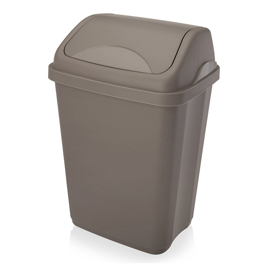 Контейнер для мусора Ultra 26 л (серо-коричневый) - фото 1 - id-p218099691