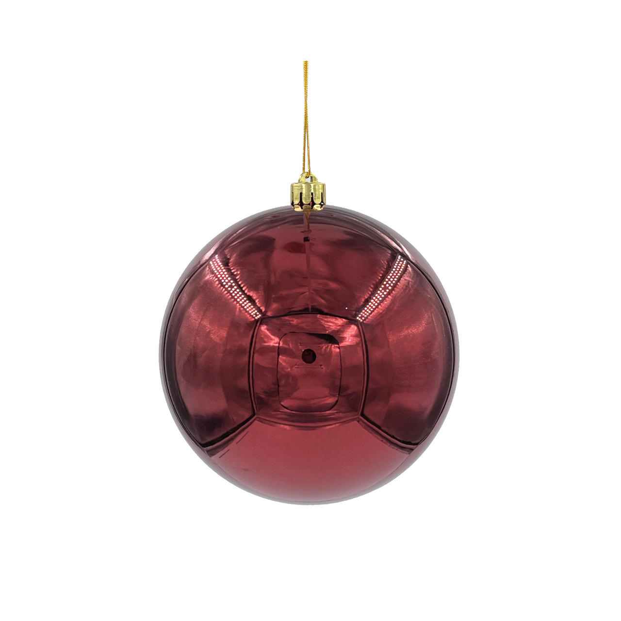 Шар новогодний для елки, 14 см (бордовый, 87583) - фото 1 - id-p218099708